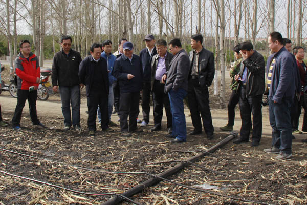 04秦智伟校长、于立河副校长在尖山调研学员们的实践学习成果 .JPG